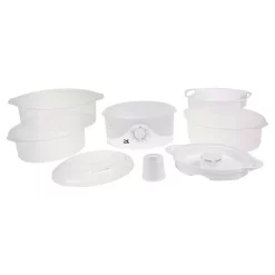 Cookers KALORIK 9.5 Qt. White Food Steamer And Rice Cooker With Built-In Timer 8 Cookers KALORIK 9.5 Qt. White Food Steamer And Rice Cooker With Built-In Timer -BergHOFF Shop white kalorik rice cookers dg 33761 c3 1000