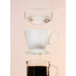 Coffee Makers OXO Good Grips 1.5-Cup White Pour-Over Coffee Maker -BergHOFF Shop white oxo drip coffee makers 11180100 40 1000