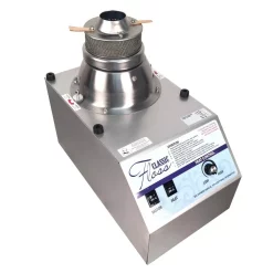 Dessert Makers Paragon Classic White Stainless Steel Cotton Candy Machine -BergHOFF Shop white powder coat on stainless steel paragon cotton candy machines 7105100 4f 1000