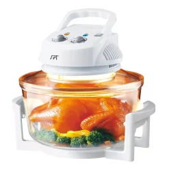 Toasters SPT 1300 W White Countertop Convection Oven With Built-in Timer And Extender Ring -BergHOFF Shop white spt toaster ovens so 2004 fa 1000