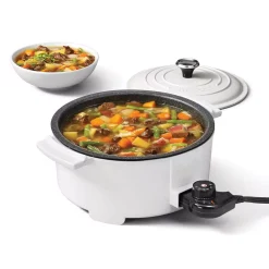 Cookers Starfrit THE ROCK 3.2 Qt. White Electric Casserole Slow Cooker 15 Cookers Starfrit THE ROCK 3.2 Qt. White Electric Casserole Slow Cooker -BergHOFF Shop white starfrit slow cookers 024423 003 0000 31 1000