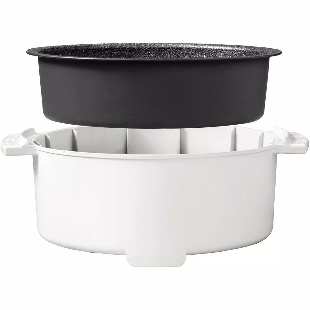 Cookers Starfrit THE ROCK 3.2 Qt. White Electric Casserole Slow Cooker 5 Cookers Starfrit THE ROCK 3.2 Qt. White Electric Casserole Slow Cooker - Image 5