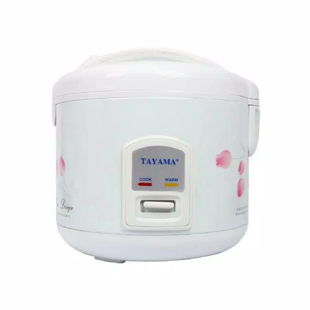 Cookers Tayama 8-Cup White Rice Cooker With Air-Tight Lid And Non-Stick Inner Pot 1 Cookers Tayama 8-Cup White Rice Cooker With Air-Tight Lid And Non-Stick Inner Pot