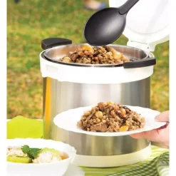 Cookers Tayama 7 Qt. Stainless Steel White Thermal Cooker/Slow Cooker 15 Cookers Tayama 7 Qt. Stainless Steel White Thermal Cooker/Slow Cooker -BergHOFF Shop white tayama slow cookers txm 70xl 31 1000