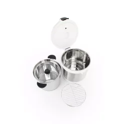 Cookers Tayama 7 Qt. Stainless Steel White Thermal Cooker/Slow Cooker 12 Cookers Tayama 7 Qt. Stainless Steel White Thermal Cooker/Slow Cooker -BergHOFF Shop white tayama slow cookers txm 70xl 44 1000