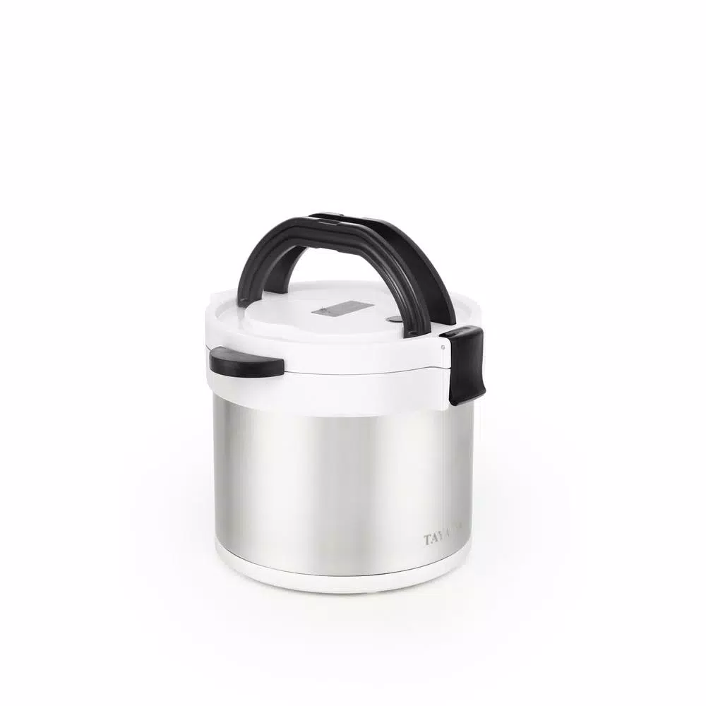 Cookers Tayama 7 Qt. Stainless Steel White Thermal Cooker/Slow Cooker 3 Cookers Tayama 7 Qt. Stainless Steel White Thermal Cooker/Slow Cooker - Image 3