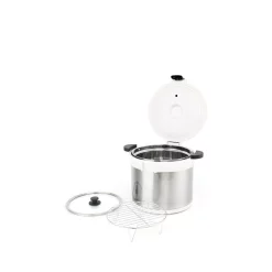 Cookers Tayama 7 Qt. Stainless Steel White Thermal Cooker/Slow Cooker 13 Cookers Tayama 7 Qt. Stainless Steel White Thermal Cooker/Slow Cooker -BergHOFF Shop white tayama slow cookers txm 70xl fa 1000
