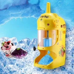 Dessert Makers Great Northern Polar Pal 32 Oz. Yellow Electric Ice Shaver And Snow Cone Machine -BergHOFF Shop yellow great northern snow cone machines hwd620002 44 1000