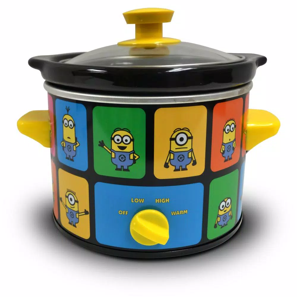 Cookers Uncanny Brands Minions 2 Qt. Slow Cooker Yellow 1 Cookers Uncanny Brands Minions 2 Qt. Slow Cooker Yellow